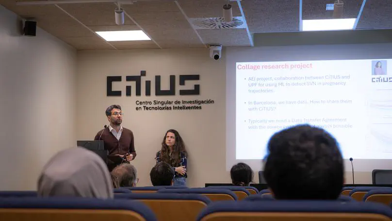 Gabriel Bernardino and Josa Prats i Valero Present their AI Research Platform at CiTIUS